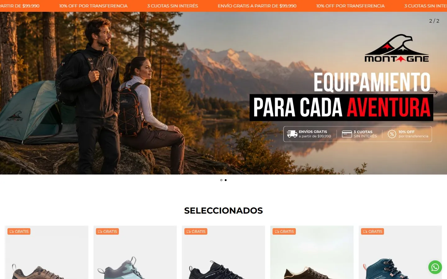 Tienda Tacos Shoes, calzado deportivo y outdoor